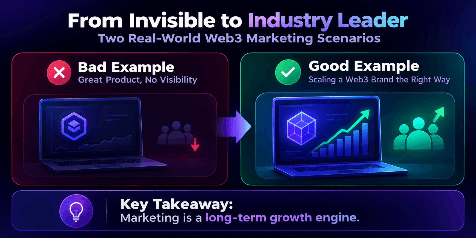 Real-world web3 marketing scenarios